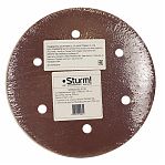 Круг шлифовальный Sturm DWS6010SL-9120, перфорированный, размер 225 мм, самозацепляемый, Р120, в упаковке 20 шт