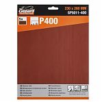 Лист шлифовальный Gepard GP5011-400, водостойкий, размер 230х280 мм, Р400, в упаковке 5 шт
