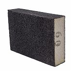 Губка абразивная Gepard GP5012-60, шлифовальная, размер 70х100 мм, Р60, ручное шлифование