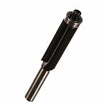 Фреза концевая Росомаха d8 мм, D12 мм, H40 мм, кромочная, прямая с нижним подшипником, 802008