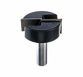 Фреза концевая Росомаха d12 мм,  D40 мм, H16 мм, L40 мм, прямая пазовая, 800714