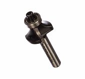 Фреза концевая Росомаха d8 мм, D25 мм, H11 мм, R6 мм, кромочная калевочная с нижним подшипником 801706