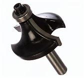 Фреза кромочная Росомаха d8 мм, D42 мм,  H22 мм, R16 мм, калевочная с нижним подшипником, 801711