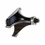 Фреза концевая Росомаха калевочная с нижним подшипником  d8 мм, D50 мм, H25 мм, R18 мм, кромочная 801712