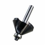 Фреза концевая Росомаха, d8 мм, D40 мм, H18 мм, кромочная, 802204