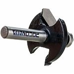 Фреза концевая Росомаха, d8 мм, D40 мм, H18 мм, кромочная, 802204