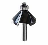 Фреза концевая Росомаха, d8 мм, D40 мм, H18 мм, кромочная, 802204