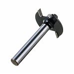 Фреза концевая Росомаха, d8 мм, D33 мм, H3 мм, кромочная с нижним подшипником, 802303