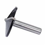 Фреза пазова Росомаха 800410, галтельная, V-образная d8 мм, D40 мм, H9 мм, по дереву 