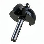 Фреза концевая  Росомаха d8 мм, D42 мм, H20 мм,R16 мм, с нижним подшипником, кромочная калевочная, 801803