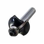 Фреза концевая Росомаха d8 мм, D25 мм, H11 мм, R6 мм, кромочная калевочная с нижним подшипником, 801901 