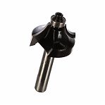 Фреза концевая Росомаха d8 мм, D30 мм, H16 мм, R10, кромочная с нижним подшипником, 801903