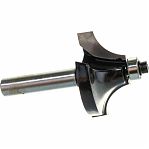 Фреза концевая Росомаха, d8 мм, D35 мм, H18 мм, R12 мм, кромочная с нижним подшипником 801904