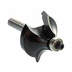 Фреза концевая Росомаха, d8 мм, D35 мм, H18 мм, R12 мм, кромочная с нижним подшипником 801904