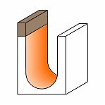 Фреза концевая CMT S8 мм,  D3.2 мм, l9.5 мм, пазовая галтельная монолитная, 914.032.11
