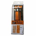 Фреза концевая CMT S8 мм, D19х25.4 мм, обгонная с нижним подшипником, 906.191.11