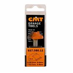 Фреза концевая CMT радиусная с нижним подшипником S8 мм, D28.6х12.7 мм, кромочная, 927.080.11