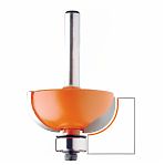 Фреза концевая CMT галтельная R4.75 мм, S8 мм, D22.2х12.7 мм, кромочная с нижним подшипником 937.190.11