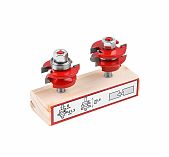 Набор концевых фрез Wortex 0318095, для изготовления вагонки, в упаковке 2 шт