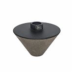 Фреза алмазная Росомаха 520004, конусная, по керамике, керамограниту и мрамору, М14 х 27-82 мм