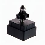 Фреза Росомаха d8 мм, D30 мм, H16 мм, R10 мм, с нижним подшипником, кромочная, 801708