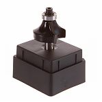 Фреза Росомаха d8 мм, D30 мм, H16 мм, R10 мм, с нижним подшипником, кромочная, 801708