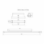 Доводчик дверной Нора-М Isparus 430 Slider, от 40 до 100 кг, серебро, морозостойкий, со скользящей тягой