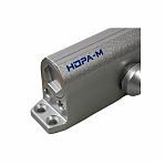 Доводчик дверной Нора-М Isparus 430 Slider, от 40 до 100 кг, серебро, морозостойкий, со скользящей тягой