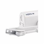 Доводчик дверной НОРА-М 410 F Isparus, с фиксацией, морозостойкий, от 15 до 60 кг, белый