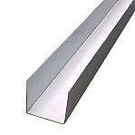 Профиль направляющий Knauf ПН 28/27, сталь, 27х28х3000 мм, оцинкованный, для каркаса потолков и стен