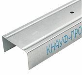 Профиль направляющий Knauf ПН 75/40, сталь, 75х40х3000 мм, оцинкованный, для каркаса потолков и стен