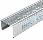 Профиль стоечный Knauf ПС 75/50, сталь, 75х50х3000 мм, оцинкованный, для перегородок и стен