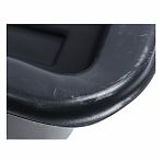 Сани-волокуша С-6 Рыбацкие, 250х730х1470 мм, пластиковые, с люверсами, черные 