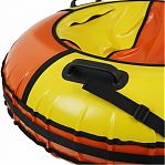 Санки-ватрушка Saimaa Комфорт, оранжево-желтые, с ручками, диаметр 90 см