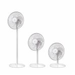 Вентилятор напольный Electrolux EFF-1005, механическое управление, 3 скорости, белый, 45 Вт