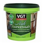Лак паркетный ВГТ акриловый, для мебели, деревянных дверей, матовый, бесцветный, 0.9 кг