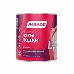 Лак яхтный алкидно-уретановый Parade Classic L20 Яхты Лодки 0006106, глянцевый, бесцветный, 0.75 л