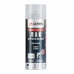 Лак аэрозольный Ultima ULT041 акриловый, универсальный, матовый, 520 мл
