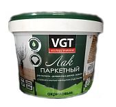 Лак VGT паркетный акриловый Глянцевый бесцветный 0,9 кг
