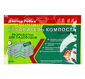 Средство ускоритель созревания компоста Доктор Робик 209, 60 г
