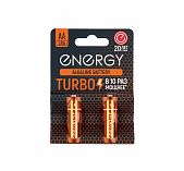 Батарейка Energy Alkaline Turbo LR6/2B, тип АА,  2 штуки, в блистере
