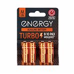 Элемент питания алкалиновый Energy Turbo LR6/4B тип АА, блистер, 4 шт