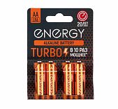 Элемент питания алкалиновый Energy Turbo LR6/4B тип АА, блистер, 4 шт