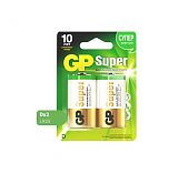 Элемент питания GP Super LR20 D блистер 2 шт