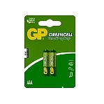 Элемент питания солевой GP Greencell R03 AAA блистер 2 шт