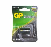 Элемент питания GP Lithium, Breaks the limits, CR123A, 3v, литиевый