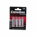 Элемент питания Camelion LR 6 Plus Alkaline BL-4 АА алкалиновый, 4 шт, блистер