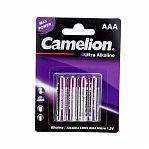 Элемент питания Camelion Ultra BL-4 LR03 ААА алкалиновый, 4 шт, блистер