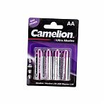 Элемент питания Camelion Ultra BL-4 LR6 АА алкалиновый, 4 шт, блистер