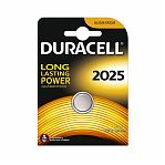 Элемент питания Duracell CR2025 Lithium 3В, 00-00026577, таблетка